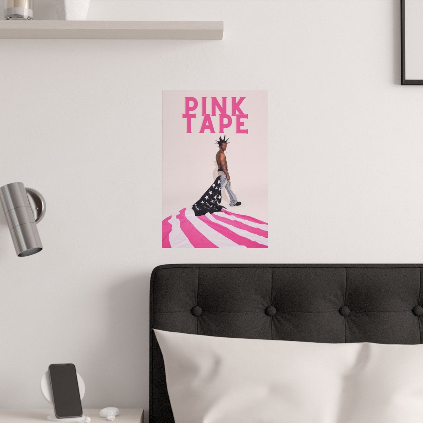 "UZI PINK TAPE" POSTER